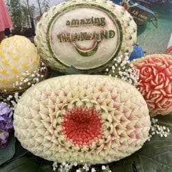 Thai Festival - geschnitzte Früchte